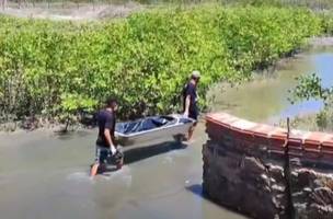 Corpo foi encontrado em um mangue (Foto: Reprodução/Meio Norte)