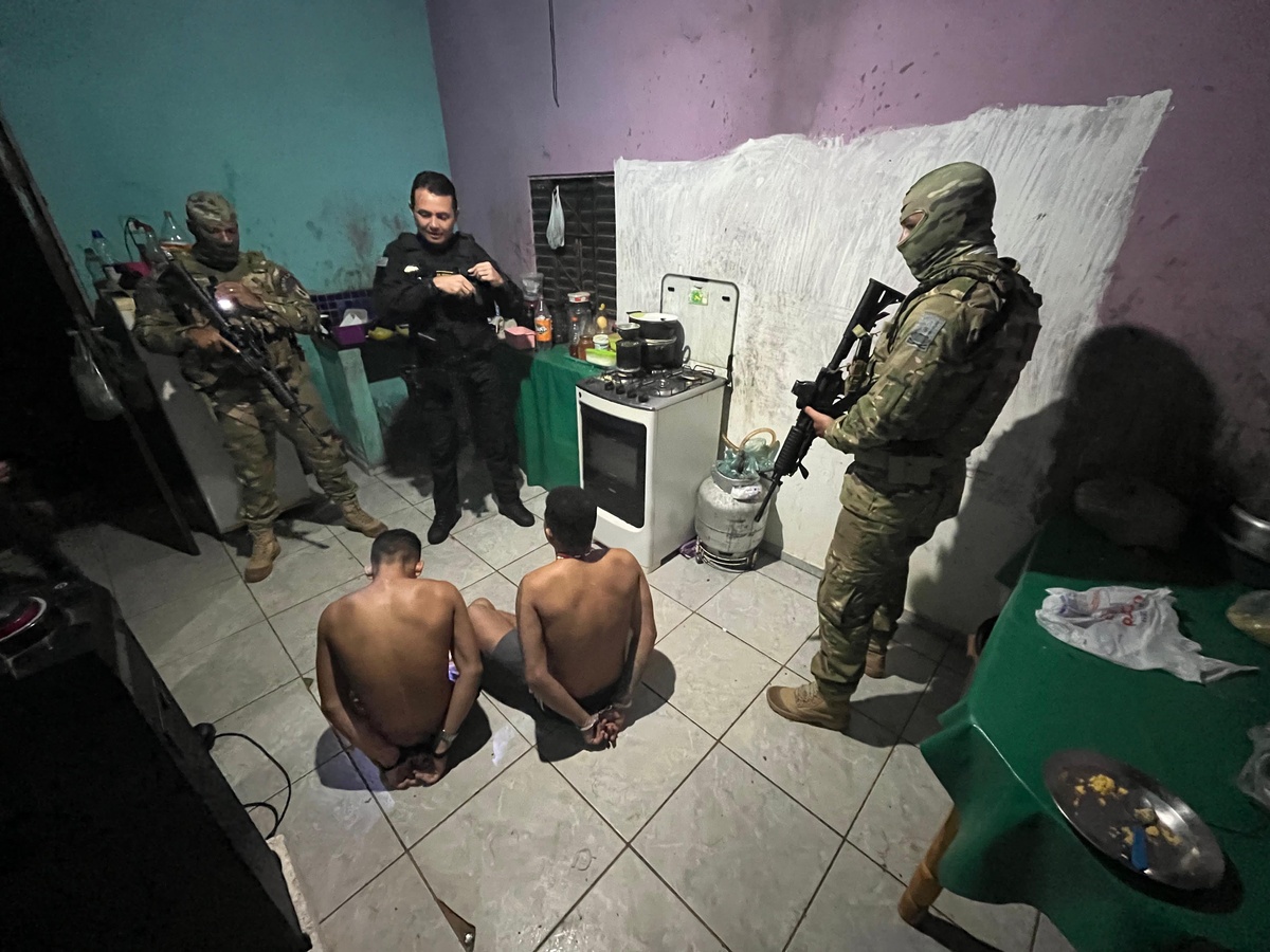 Detidos durante a operação Draco 89