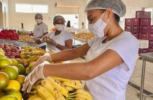 Doação de alimentos (Foto: Governo do Piauí)