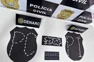 Dois presos em flagrante por tráfico (Foto: Ascom Policia Civil)