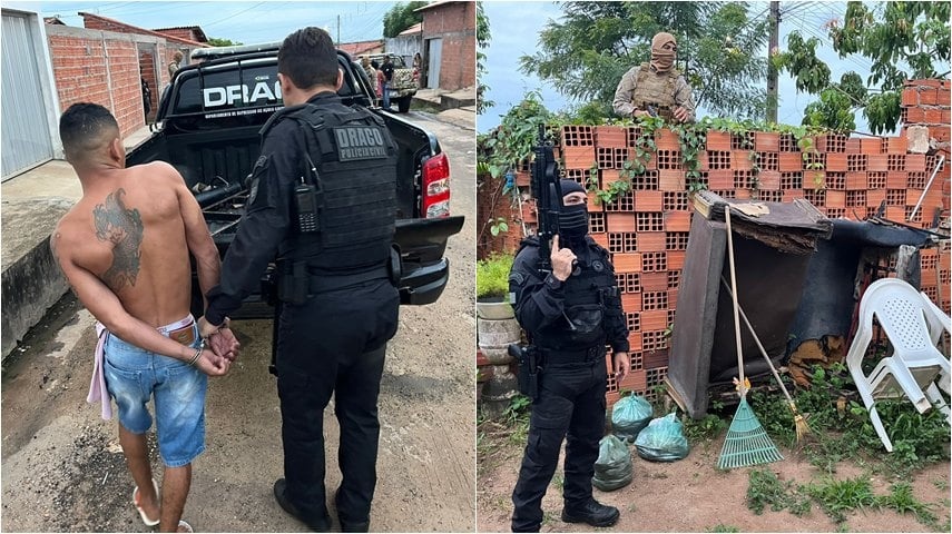 Draco deflagra operação para prender suspeitos de envolvimento com facções criminosas