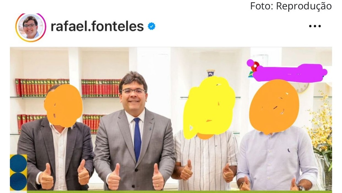 Essa foto aí de Rafael com dois condenados da Jusrica Federal mostra que não há critério no Palácio para selecionar os visitantes do governador