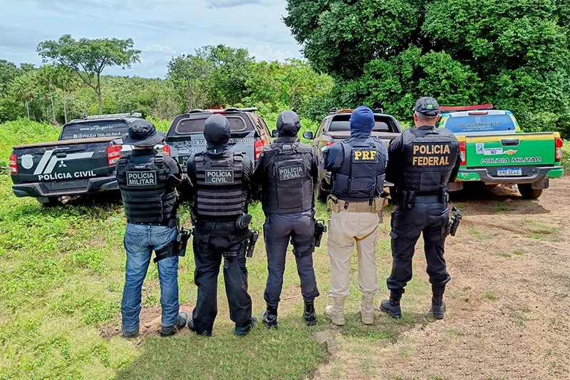 FICCO, composta pela Polícia Civil, Polícia Federal, Polícia Militar, Polícia Penal e Polícia Rodoviária Federal