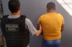 Foragido desde o dia 22 de janeiro, prisioneiro é capturado pela polícia de Campo Maior (Foto: Divulgação/PCPI)