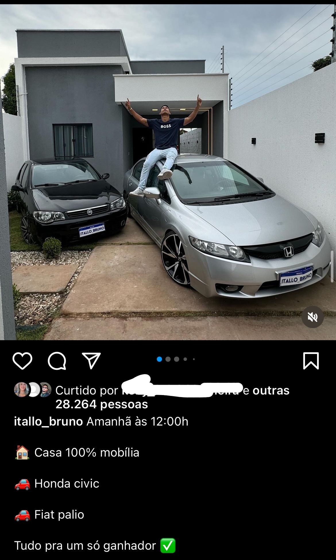 Influencer promovia sorteios de alto valor em suas redes