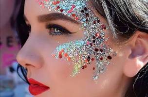Maquiagem de carnaval (Foto: Reprodução)