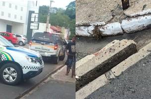 Mulher sofre tentativa de homicídio em frente a um prostíbulo no centro de Teresina (Foto: Reprodução / Ivan Lima / Meio Norte)