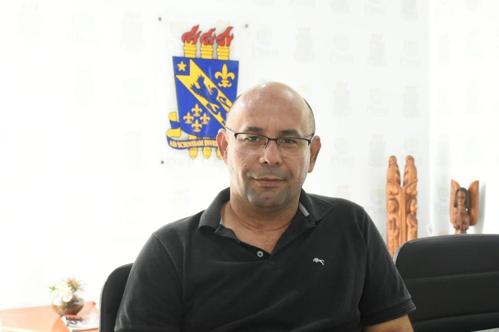 Professor Sammy Sidney, do Curso de Agronomia da Uespi em Corrente.