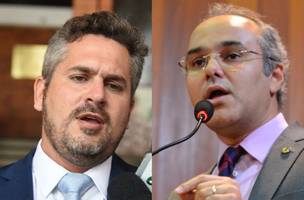 Secretários Pablo Santos, médico, titular da Secretaria de Turismo; Firmino Paulo, delegado de Polícia, gere a sec de Irrigação no PiauÍ (Foto: Reprodução)