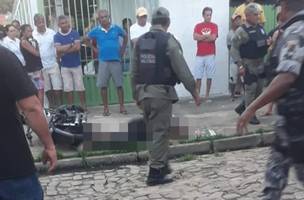 Vigilante foi alvejado com vários disparos durante perseguição em Água Branca-PI (Foto: Reprodução)