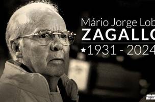 Zagallo morre aos 92 anos (Foto: Reprodução/ESPN)