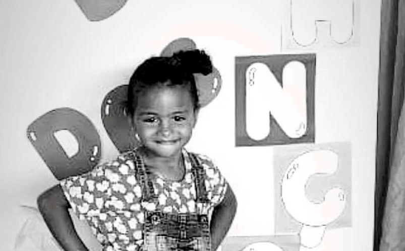 Clarice Teodoro de Sousa, de 4 anos