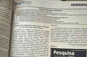 Confira 5 temas de redação do Enem para treinar• Divulgação/Inep (Foto: • Divulgação/Inep)