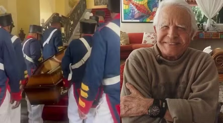Corpo de Cid Moreira chega ao Rio de Janeiro para velório aberto ao público