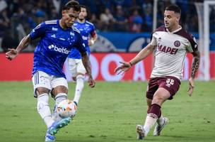 Cruzeiro e Lanús, no Mineirão, pela Sul-Americana• Gustavo Aleixo/Cruzeiro (Foto: • Gustavo Aleixo/Cruzeiro)