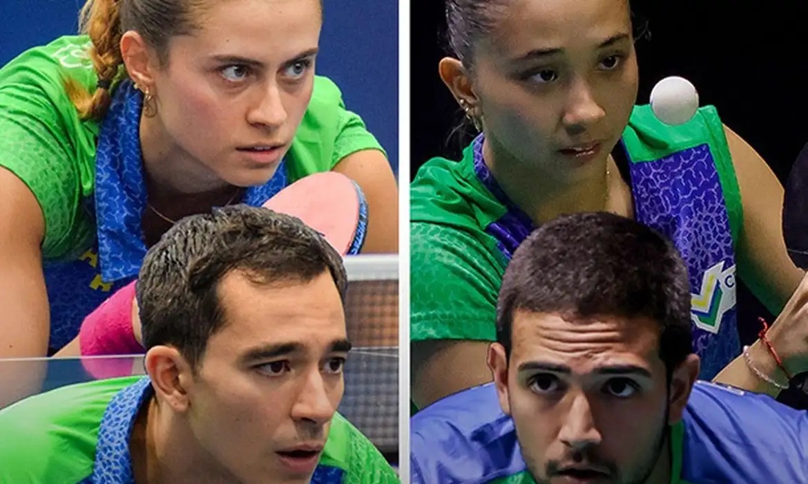 Dupla Calderano e Bruna enfrentam Guilherme Teodoro e Giulia na final.