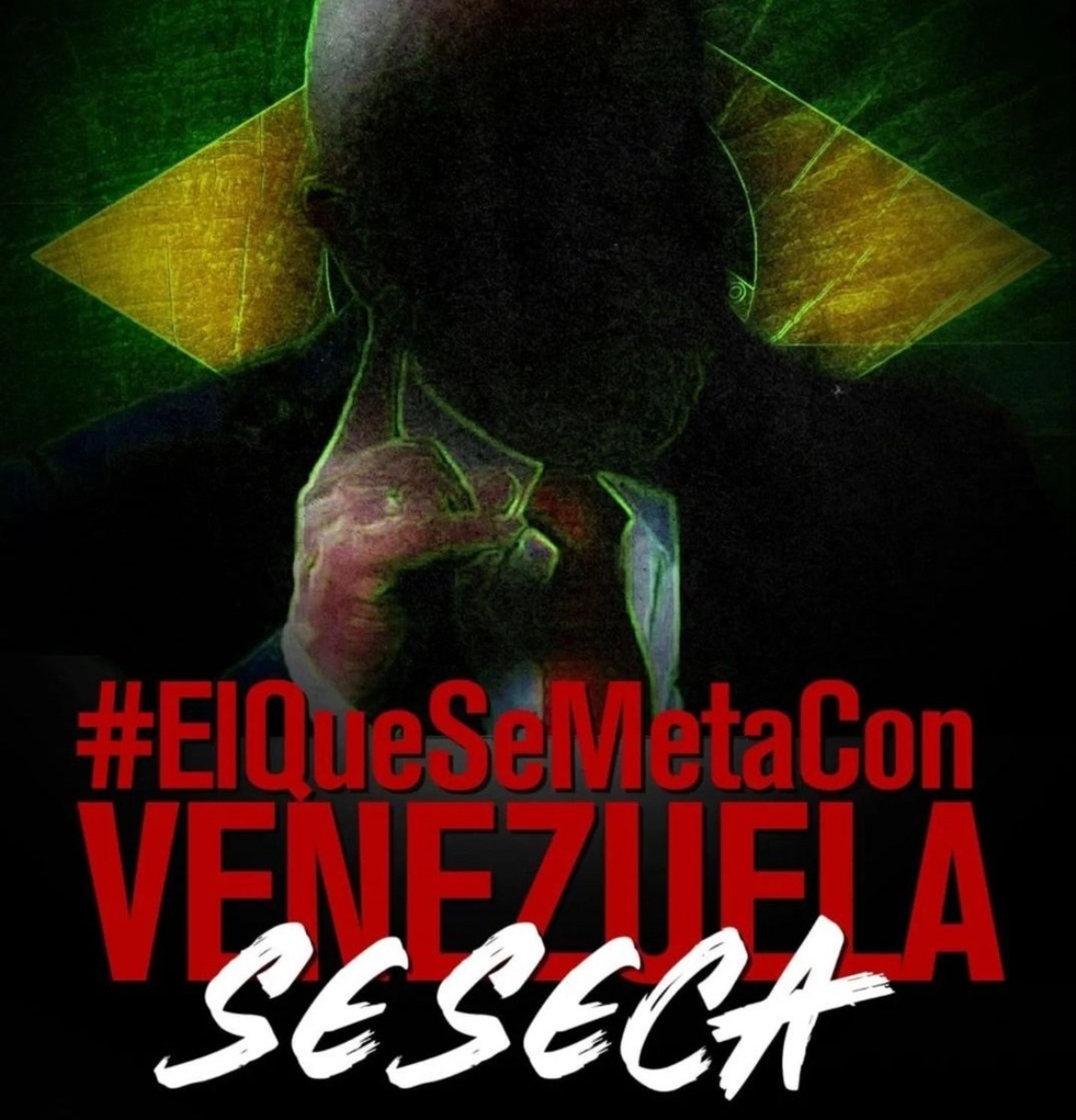 “Ele que se meta com a Venezuela”