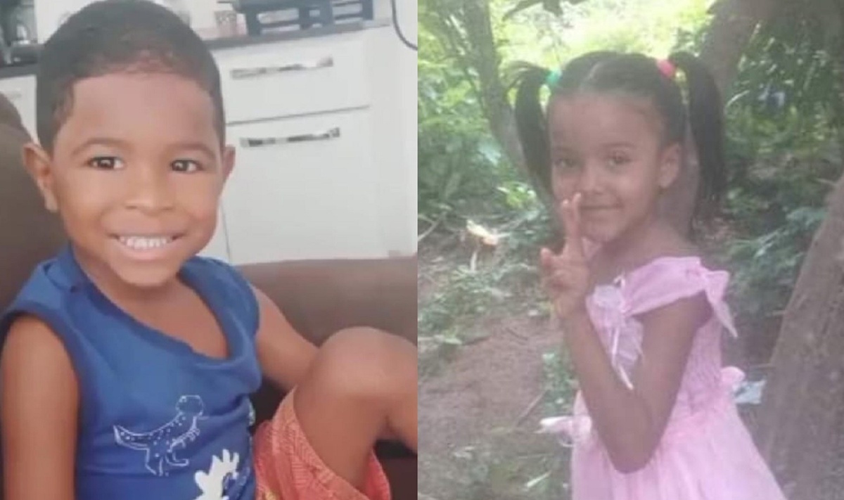 Enzo Miguel e Maria Clara, ambos de 8 anos