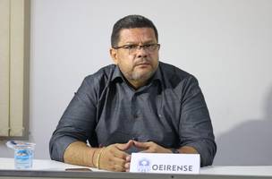 Fabiano Pimentel, presidente do Oeirense (Foto: Pablo Cavalcante)