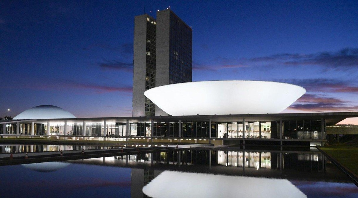 Fachada do Congresso Nacional, a sede das duas Casas do Poder Legislativo brasileiro• Pedro França/Agência Senado