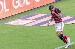 Gabigol voltou a marcar pelo Flamengo• Reprodução/X/Brasileirão - Maga Jr/Agência F8/Gazeta Press (Foto: • Reprodução/X/Brasileirão - Maga Jr/Agência F8/Gazeta Press)