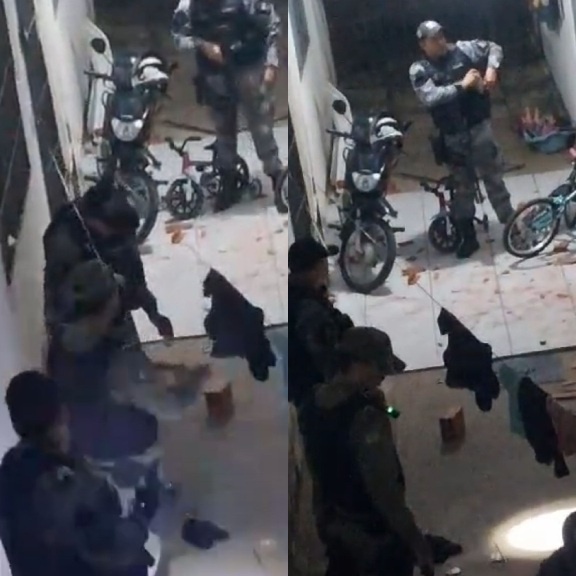 Homem pelado invade apartamento e joga tijolos em policias na zona Sul de Teresina