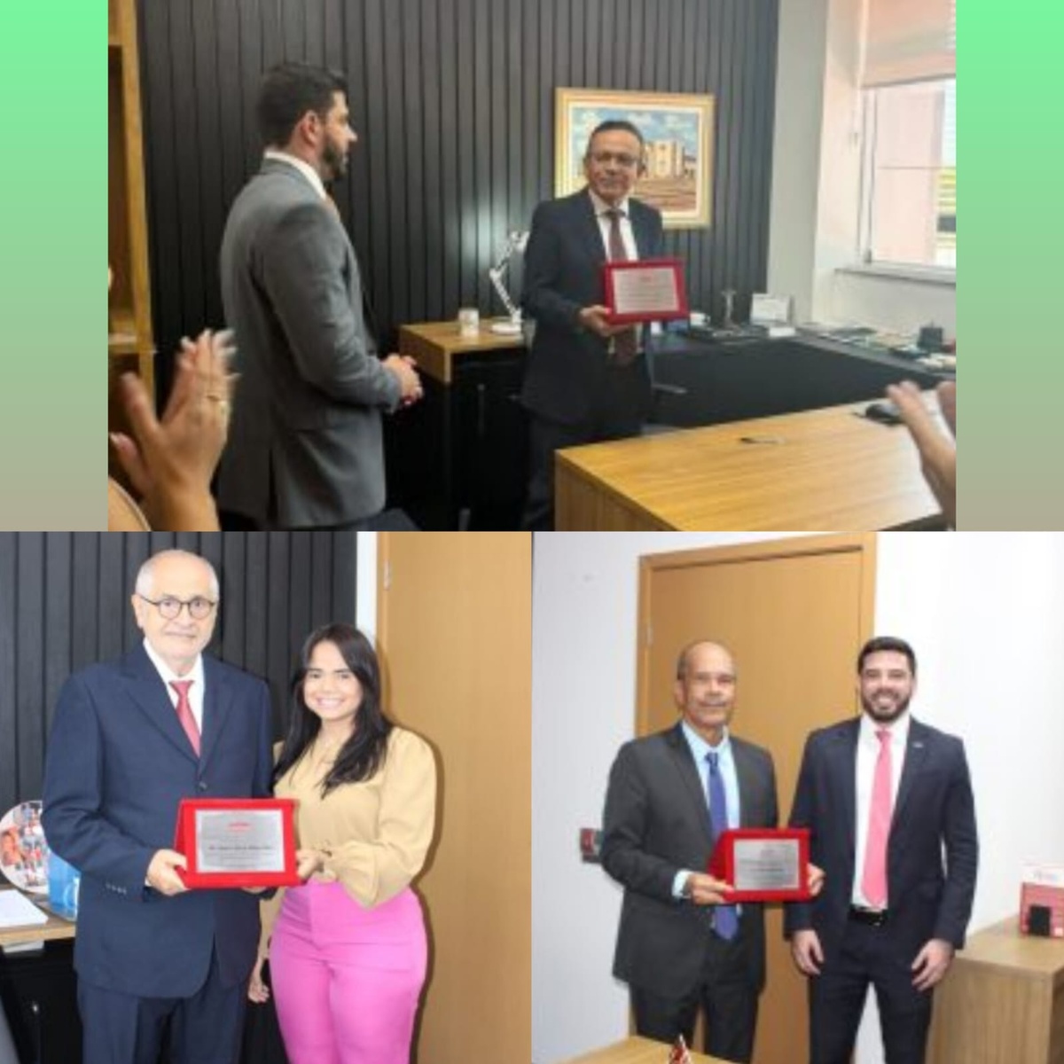 Homenageia desembargadores