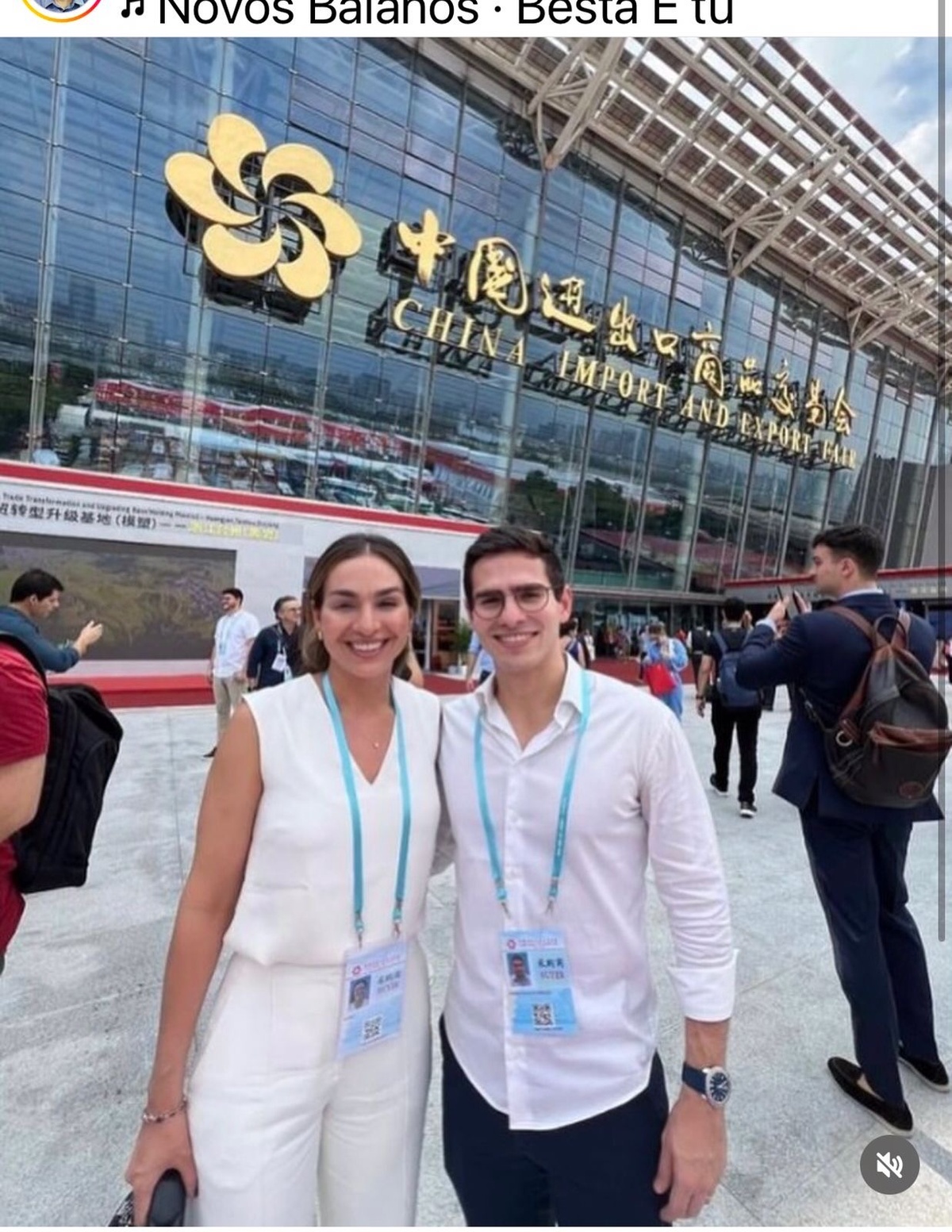 isabel, a primeira dama do Piaui em grande centro de compras na China