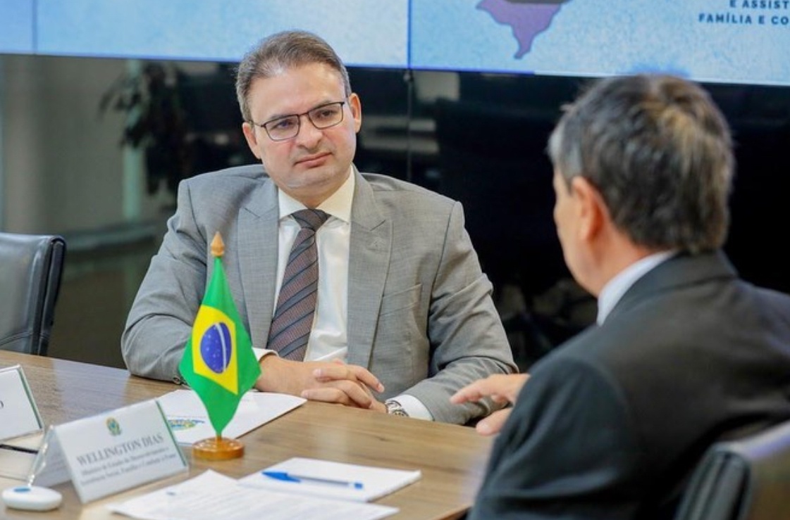 Mainha e Wellington Dias