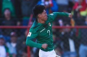 Miguelito foi decisivo na vitória da Bolívia• Divulgação / Conmebol (Foto: • Divulgação / Conmebol)