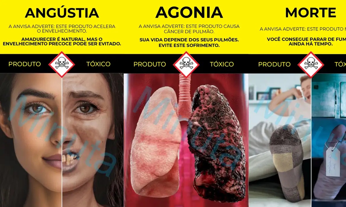Novas embalagens para cigarro