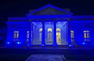 Palácio de Karnak será registrado no Guinness Book como Patrimônio Iluminado. (Foto: Reprodução/Governo do Piauí)