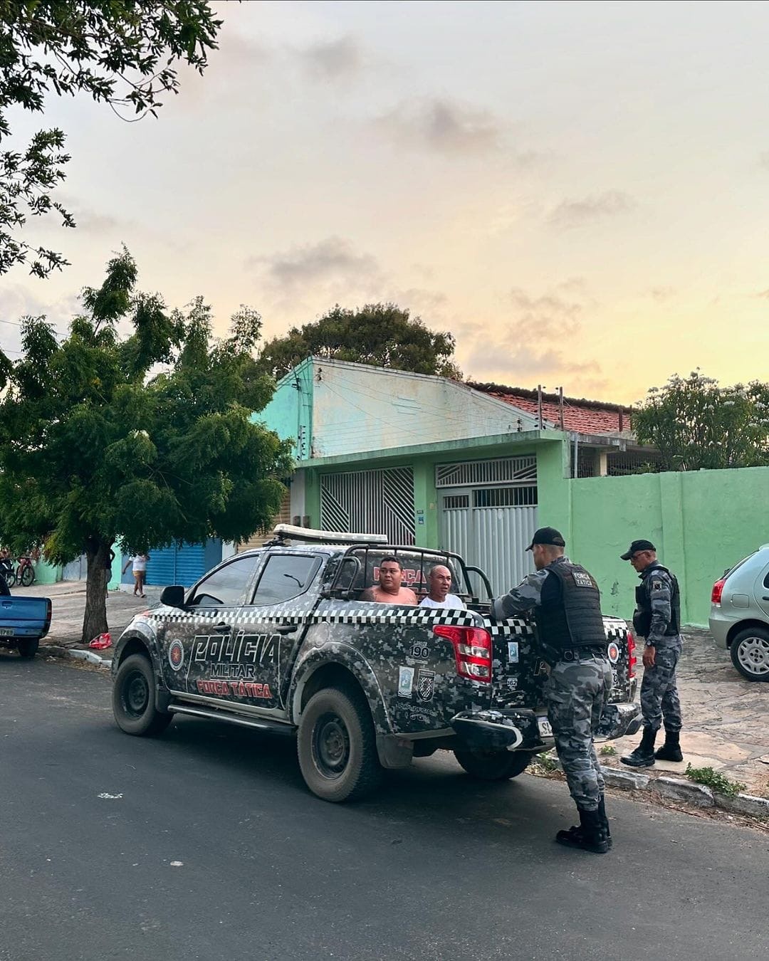 Prisões realizadas durante as ações