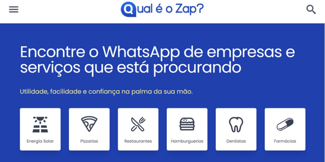 Qual é o zap