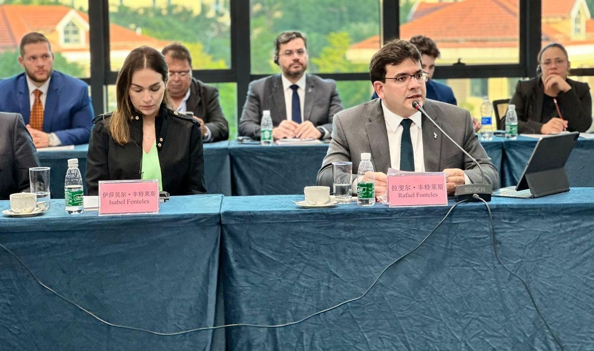 Rafael Fonteles em missão internacional na Ásia