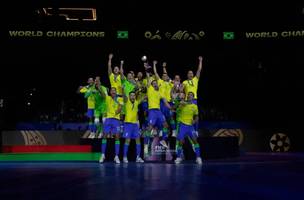 Seleção Brasileira vence Argentina na final e celebra ano de glórias na modalidade (Foto: Reprodução/Leto Ribas/CBF)