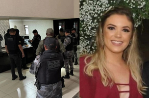 Angélica e seu pai, o empresário Josimar Barbosa, foram detidos em operação do Denarc. (Foto: Reprodução)