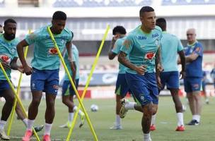 Arana é dúvida para duelo contra Venezuela• Rafael Ribeiro/CBF (Foto: • Rafael Ribeiro/CBF)