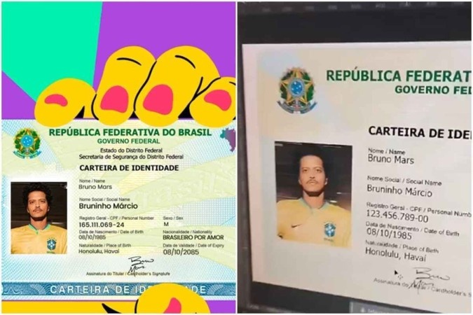 Bruno Mars ganha CPF brasileiro