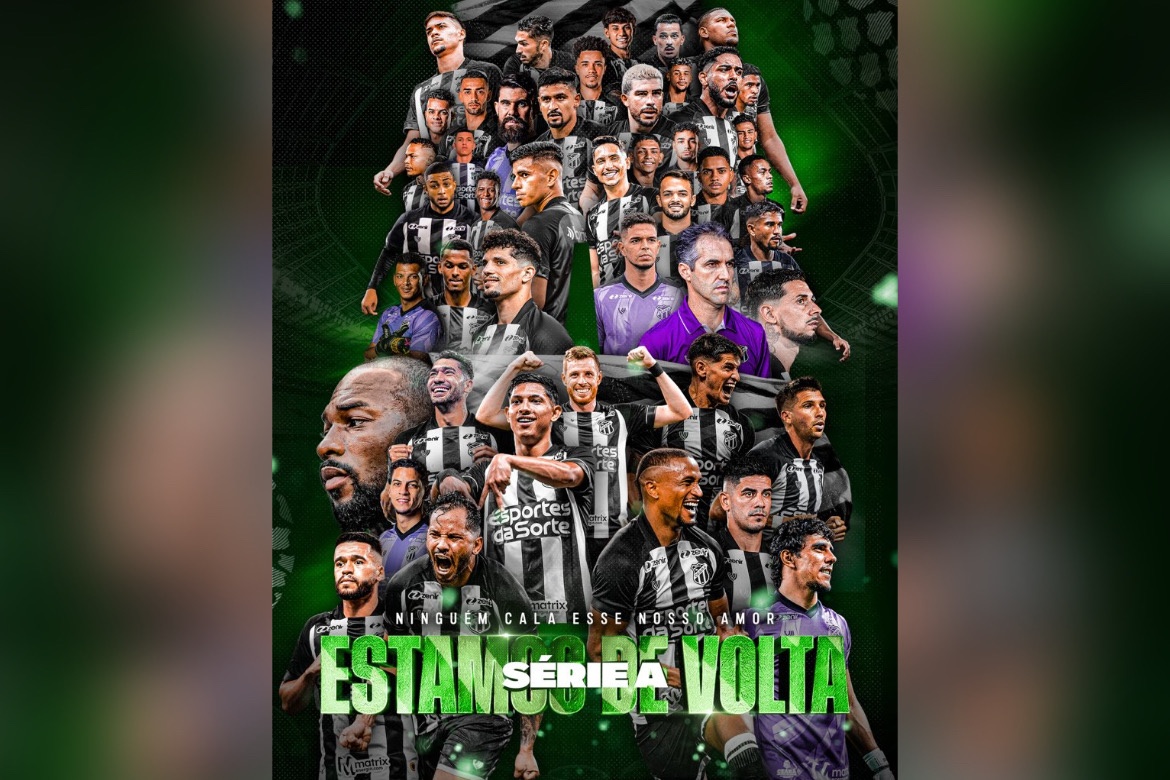 Ceará garantiu retorno a série A