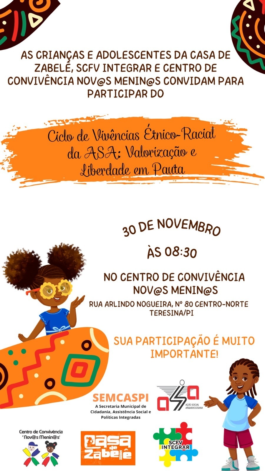 Ciclo de Vivências Étnico-Raciais