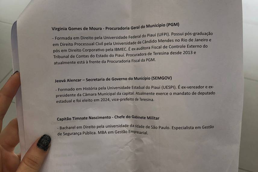 Conheça os secretários e dirigentes da nova gestão de Teresina Conheça os secretários e dirigentes da nova gestão de Teresina
