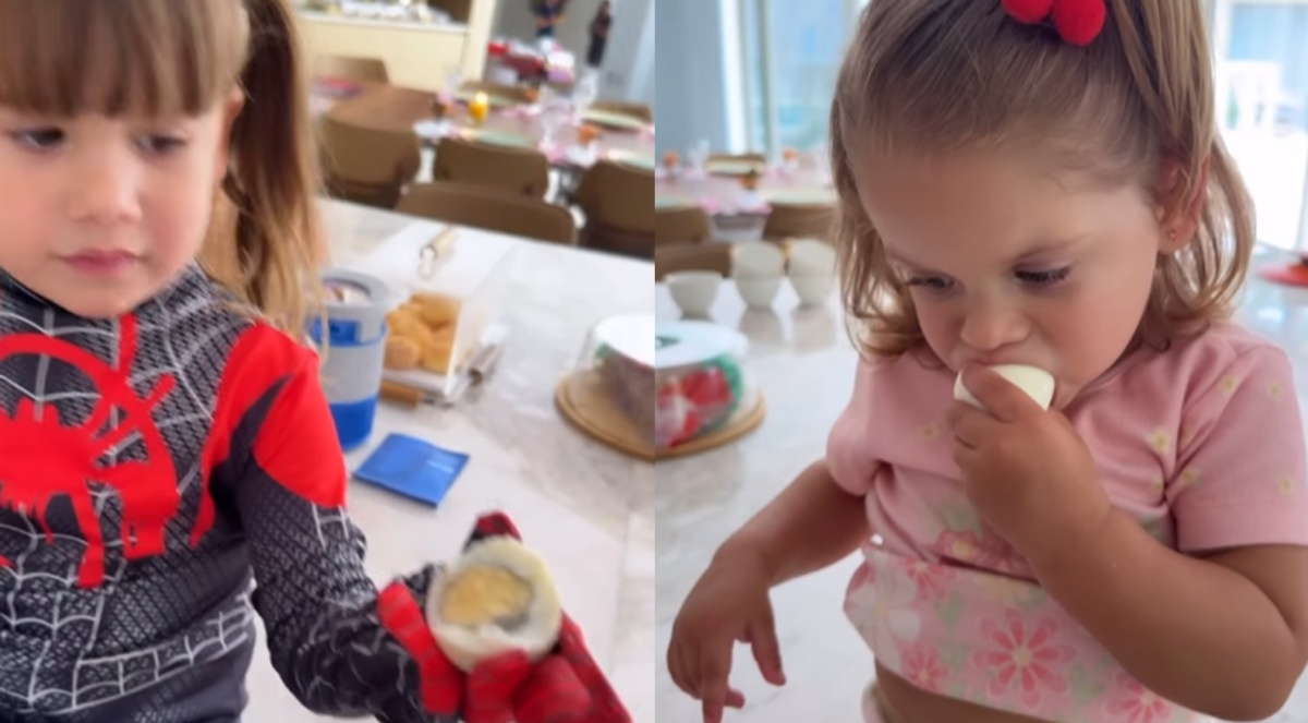 Desde que seu terceiro filho nasceu, José Leonardo, ela está passando por restrições alimentares• Instagram/Virginia Fonseca