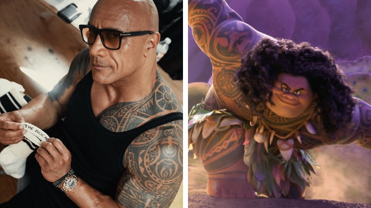 Dwayne Johnson será Maui em live-action de "Moana".