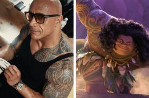 Dwayne Johnson será Maui em live-action de "Moana". (Foto: Reprodução/Instagram)