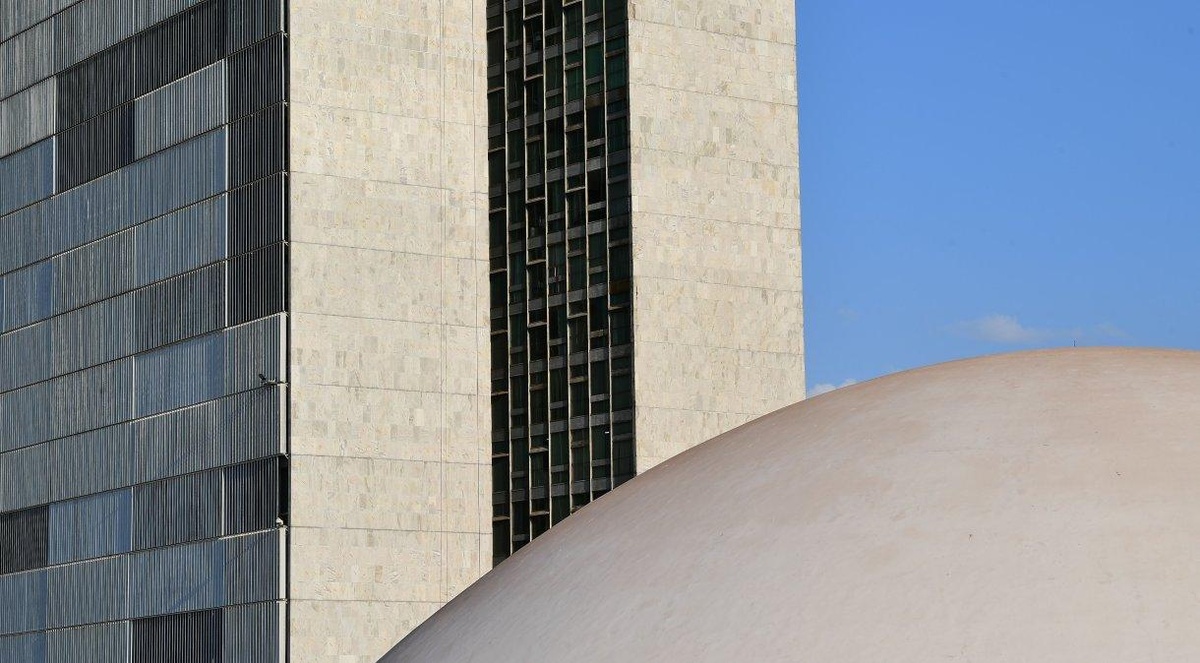 Fachada do Palácio do Congresso Nacional. O Palácio do Congresso Nacional• 14/08/2024 - Pedro França/Agência Senado