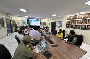 Forças de segurança não tiveram imprevistos durante a aplicação das provas no domingo (3) (Foto: SSP/PI)
