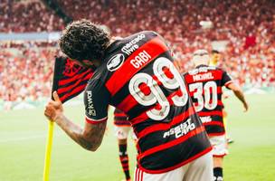 Gabigol brilhou no jogo que garantiu vantagem para o flamengo no próximo jogo (Foto: Reprodução/ Redes Sociais)