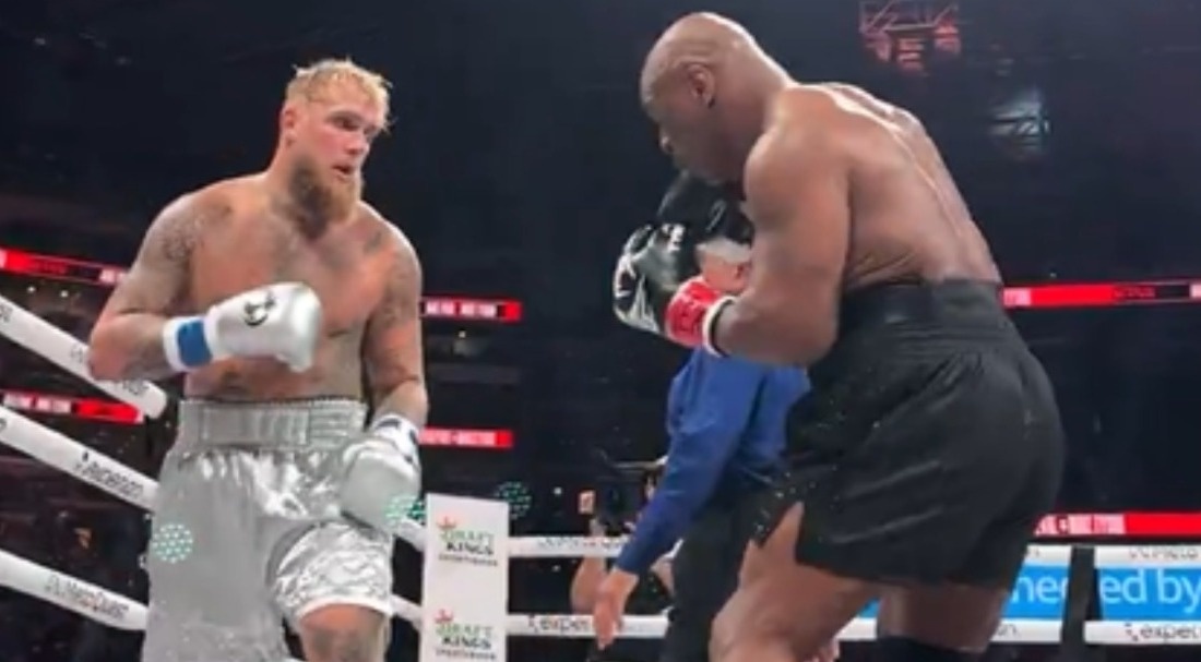 Jake Paul e Mike Tyson