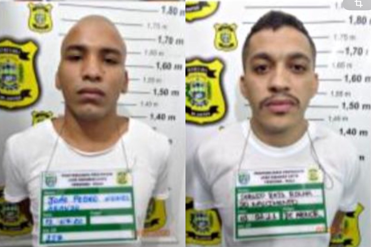 João Pedro Nunes e Sérgio Reis da Rocha Silva renderam uma família e se esconderam em uma residência próxima da penitenciária Irmão Guido